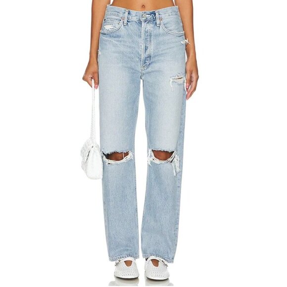 Agolde 90's Mid Rise Loose Fit Jeans-sz 26 - Picture 1 of 10